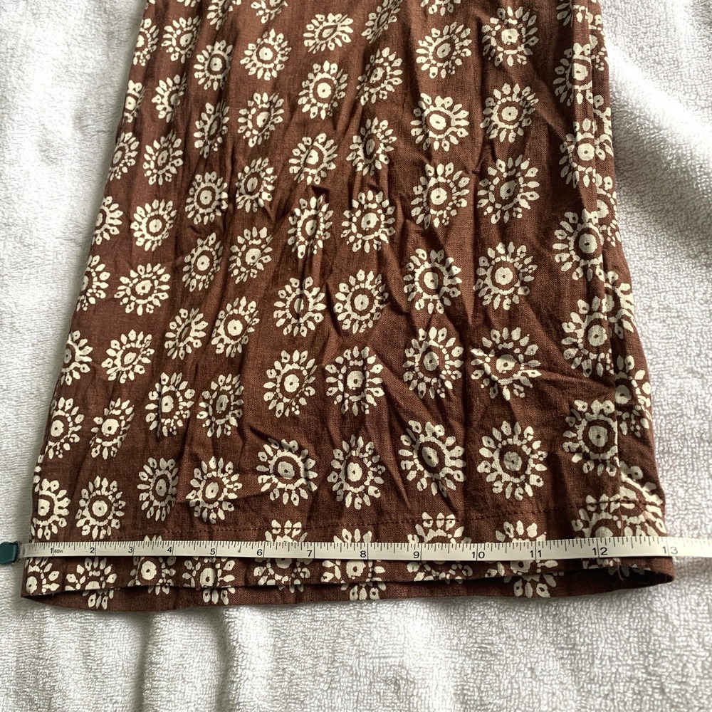 New Urban Outfitters Sleeveless Jumpsuit Small Brown Wide Leg NWT *Small Flaw* - Picture 14 of 16